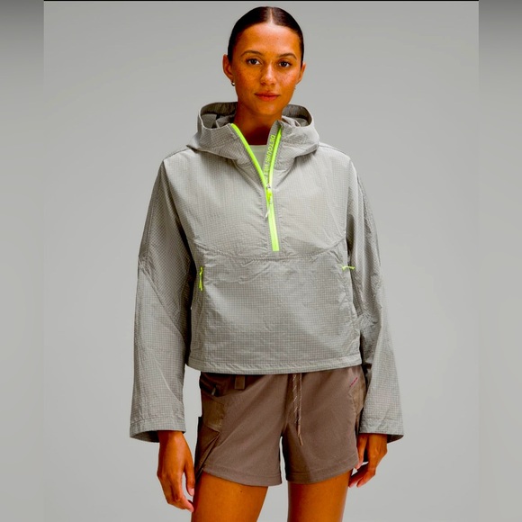 lululemon athletica Jackets & Blazers - Lululemon NWT Cinch-Back Half-Zip Hiking Pullover